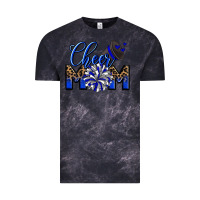 Cloud Black Cheer mom Vintage Tee - Zillion Design Studio