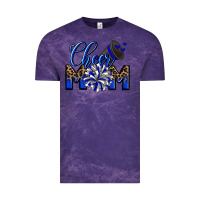 Cloud Purple Cheer mom Vintage Tee - Zillion Design Studio