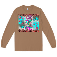 Toasted Coconut auntie leopard turquoise Long Sleeve Tee - JahusDesignShop