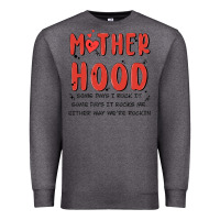 Charcoal Heather motherhood some day i rock it Premium Sweatshirt - MaliasSmallBusiness