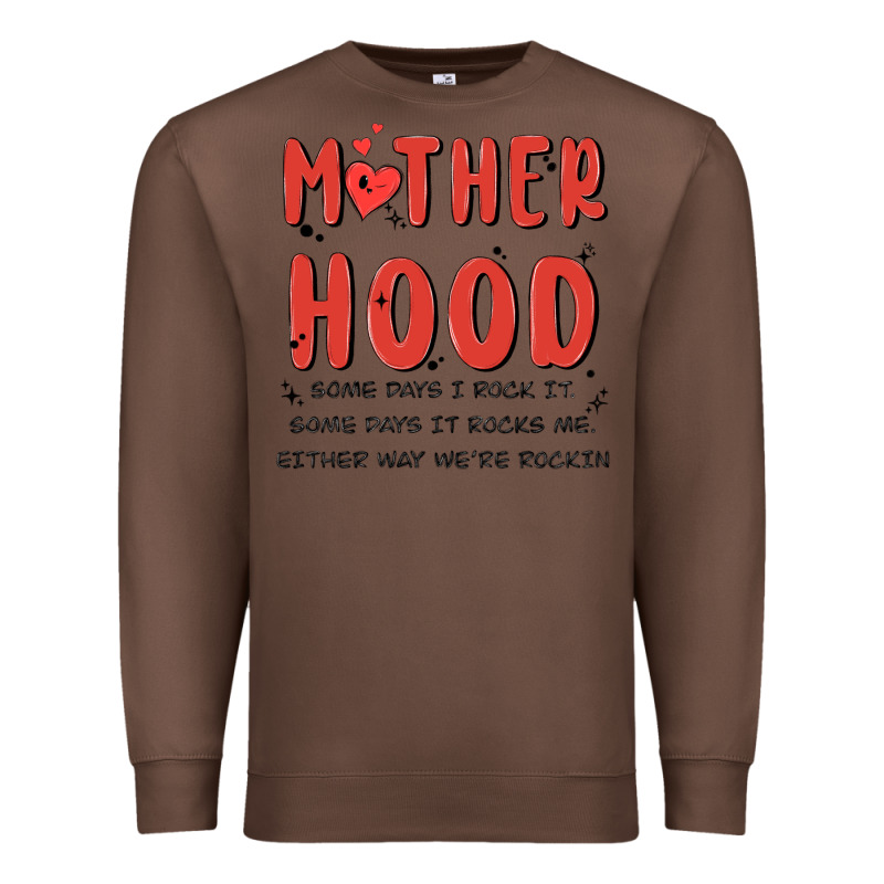 Motherhood Some Day I Rock It Premium Sweatshirt by MaliasSmallBusiness | Teevron