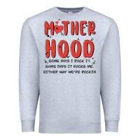 Heather Grey motherhood some day i rock it Premium Sweatshirt - MaliasSmallBusiness