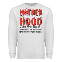 Oatmeal Heather motherhood some day i rock it Premium Sweatshirt - MaliasSmallBusiness