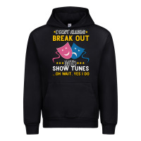Black My Brain is 95% Show Tunes. Funny Theatre Gift. Urban Hoodie - Bettercallsaul