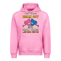 Fuchsia Pink My Brain is 95% Show Tunes. Funny Theatre Gift. Urban Hoodie - Bettercallsaul