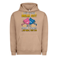 Pigment Burro My Brain is 95% Show Tunes. Funny Theatre Gift. Urban Hoodie - Bettercallsaul