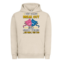 Pigment French Oak My Brain is 95% Show Tunes. Funny Theatre Gift. Urban Hoodie - Bettercallsaul
