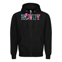 Black valentines day howdy and heart gift Zipper Hoodie - AdoDesignShop
