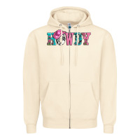 Sandshell valentines day howdy and heart gift Zipper Hoodie - AdoDesignShop