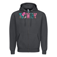 Smoke valentines day howdy and heart gift Zipper Hoodie - AdoDesignShop
