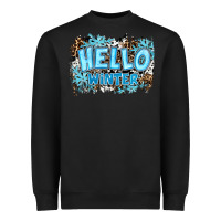 Black hello winter Heavyweight Sweatshirt - RanaPortraitStore