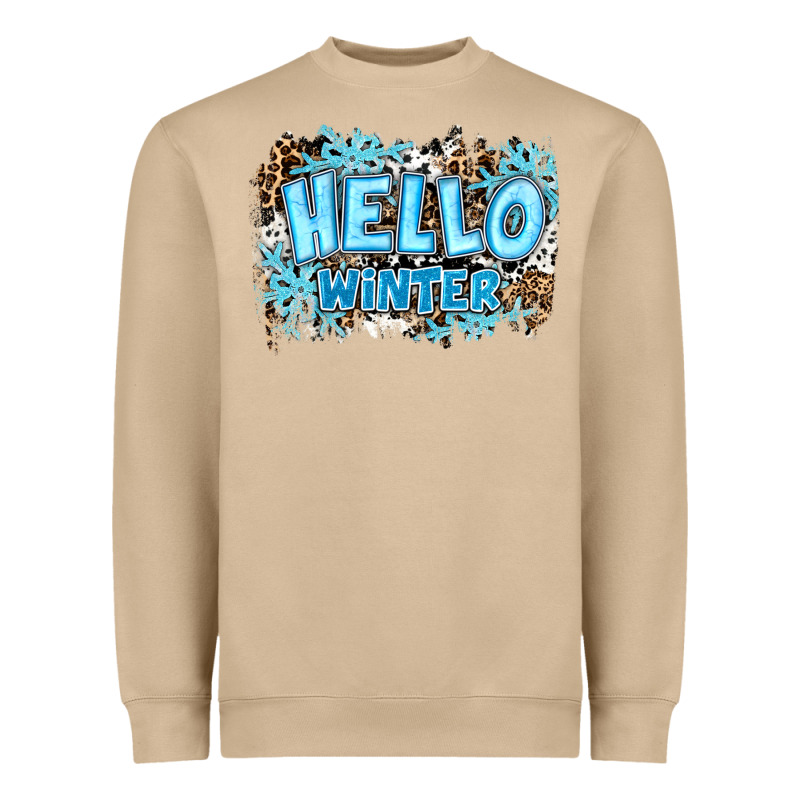 Hello Winter Heavyweight Sweatshirt by RanaPortraitStore | Teevron