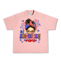 Salmon All American mama Urban Heavy Tee - Neo Western