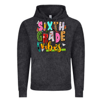 Vintage Black sixth grade vibes Vintage Hoodie - texasbilliewilder