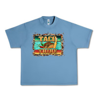 Pebble Blue taco tribe western background Urban Heavy Tee - BarkalooDesign