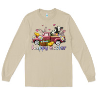 Mushroom happy easter trucks Long Sleeve Tee - AdoDesignShop