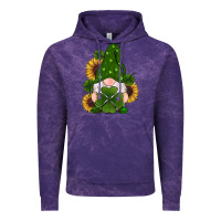 Cloud Purple st patricks day shamrock gnomes  sunflowers Vintage Hoodie - RanaPortraitStore