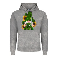 Cloud Rock st patricks day shamrock gnomes  sunflowers Vintage Hoodie - RanaPortraitStore