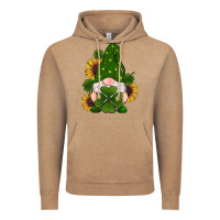Vintage Coffee st patricks day shamrock gnomes  sunflowers Vintage Hoodie - RanaPortraitStore