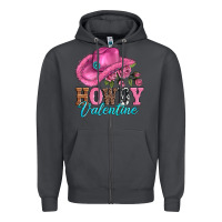Smoke valentines day cowgirl hat and howdy Zipper Hoodie - AdoDesignShop
