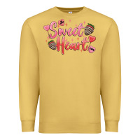 Antique Gold sweet heart Premium Sweatshirt - MaliasSmallBusiness