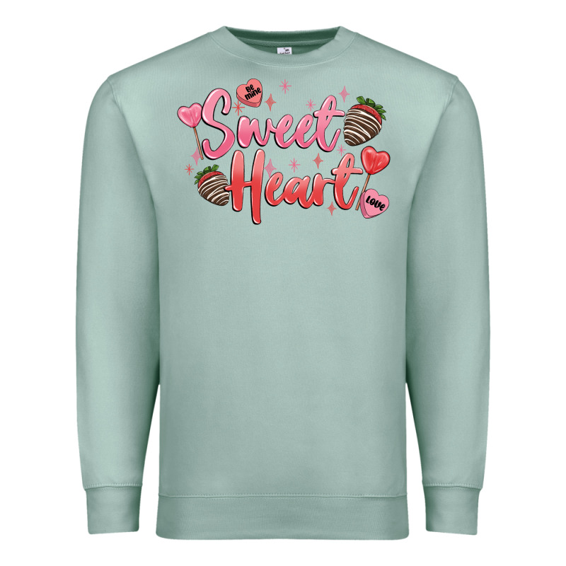 Sweet Heart Premium Sweatshirt by MaliasSmallBusiness | Teevron