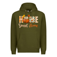 Army Green home sweet home Premium Hoodie - BundleAndBundleShop