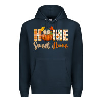 Navy home sweet home Premium Hoodie - BundleAndBundleShop