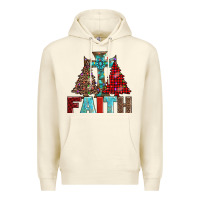 Sandshell cross and christmas trees Premium Hoodie - AdoDesignShop