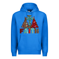 True Royal cross and christmas trees Premium Hoodie - AdoDesignShop