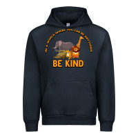 Navy In a World Where You Can Be Anything Bee Kind Urban Hoodie - Bettercallsaul