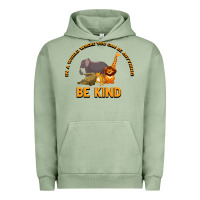 Pigment Oil Green In a World Where You Can Be Anything Bee Kind Urban Hoodie - Bettercallsaul