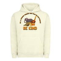 Pigment Pistachio In a World Where You Can Be Anything Bee Kind Urban Hoodie - Bettercallsaul