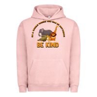 Pigment Salmon In a World Where You Can Be Anything Bee Kind Urban Hoodie - Bettercallsaul