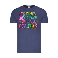 Vintage Denim fight cancer in all colors Vintage Tee - texasbilliewilder