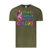 Fight Cancer In All Colors Vintage Tee | Teevron