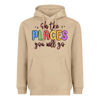 Mushroom oh the places you will go Heavyweight Hoodie - MaliasSmallBusiness