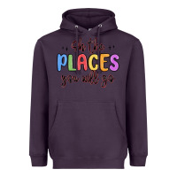 Plum oh the places you will go Heavyweight Hoodie - MaliasSmallBusiness