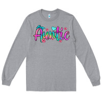 Heather Grey auntie Long Sleeve Tee - JahusDesignShop