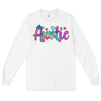 White auntie Long Sleeve Tee - JahusDesignShop