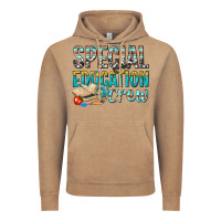 Vintage Coffee special education crew Vintage Hoodie - texasbilliewilder
