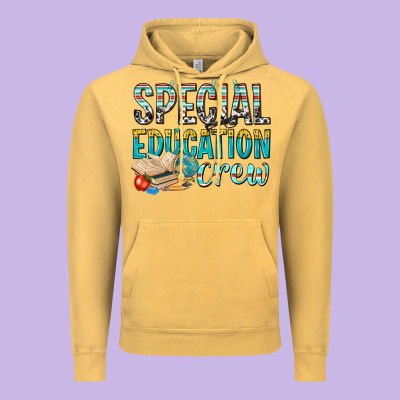 Special Education Crew Vintage Hoodie Designed By Texasbilliewilder