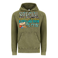 Vintage Olive special education crew Vintage Hoodie - texasbilliewilder