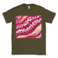 Army Green pink glitter Classic Tee - JahusDesignShop