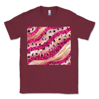 Burgundy pink glitter Classic Tee - JahusDesignShop