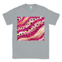 Heather Grey pink glitter Classic Tee - JahusDesignShop