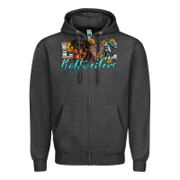 Charcoal Heather love rottweilers Zipper Hoodie - Artiststas