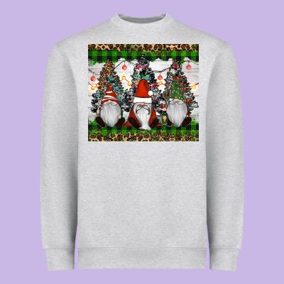 Gnomes Christmas Heavyweight Sweatshirt Designed By Ranaportraitstore