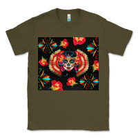 Army Green sugar skull tumbler Classic Tee - BundleAndBundleShop