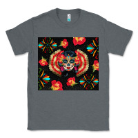 Charcoal Heather sugar skull tumbler Classic Tee - BundleAndBundleShop